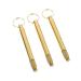 BCOATH 3pcs Brass Ear Cleaning Tools Kit Earwax Removal Picks for Family and Travel Use Smooth for Safe Ear Care