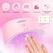 Complete Poly Gel Nail Kit - 10 Colors UV Lamp & Accessories for DIY Manicure | Perfect Gift for Beginners & Home Use - Buy Online on GoSupps.com