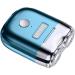 Mens Shaver Electric Facial Shaver for Men Battery Operated Cordless and Dry Small Beard Trimmer for Close Shave Blue - Buy Online on GoSupps.com