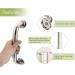 Bathroom Grab Bars Stainless Steel Grab Rail Shower Safety Handle Anti Slip Bathroom Balance Bar Handicap erly Bath Handle - Buy Online on GoSupps.com