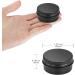 20 Pieces Aluminum Empty Jars - Round Travel Cream Jars for Lotion Masks Cosmetics & Nail Art (20ml Black) - Buy Online on GoSupps.com