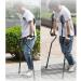 Lightweight Adjustable Folding Aluminum Underarm Crutches Ergonomic Portable Travel Crutches for Disabled/Elderly/Youth(1 Pair) Anniversary Lucky Star - Buy Online on GoSupps.com
