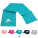 Coresteady Resistance Band For Men & Women - Exercise Band to Build Strength Flexibility Muscle & Tone - For Fitness Stretching Pilates Physio & Yoga - With Exercise Guide 3. TURQUOISE 1.3 Metre