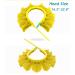Adjustable Silicone Baby Shower Cap | Yellow Big Size for Kids 1-12 Years | Soft Safety Visor Hat for Toddler Children - Buy Online on GoSupps.com