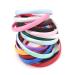 LIUJZZJ 34pcs 10mm Baby Girls Satin Covered Headbands Silk Ribbon Covered 36cm Perimeter Hair Accessories Multicolor
