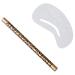 Louttary Double Eyebrow Pencil Dark Brown + 4 Eyebrow Stencils