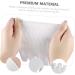 Ipetboom 2 Pairs Five Toe Half Socks Toe Spacers for Feet Heel Sleeves Toe Socks Toeless Socks Pedicure Sock Half Foot Socks Toe Spacer Socks Gelt Cosmetic Latex Silk White Fish Mouth Socks - Buy Online on GoSupps.com