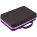 Essential Oil Carrier Bag - 60 Bottle Hard Shell Storage Box (5ml-15ml) - Shockproof & Stylish Purple - Buy Online on GoSupps.com