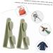Alipis 30 Pcs Cabinet Door Hook Towel Hooks Over The Door Hanger Plastic Door Back Hook Coat Hook Wall 9x3.2cmx3pcs Greenx3pcs - Buy Online on GoSupps.com