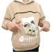Womens Long Sleeve Cat & Dog Hoodie Sweater with Zipper - Warm Beige 3XL - Perfect for Pet Lovers - Buy Online on GoSupps.com
