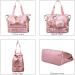 Fancyfree Double Layers Large Travel Tote Bag with Shoes Compartment - Ideal Gym Duffle Bag for Women and Men (Rose Gold) - Buy Online on GoSupps.com