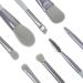 NUOBESTY 1 Set of Travel Makeup Soft Makeup Portable Cosmetics Tools Set Dark Green - Buy Online on GoSupps.com