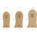 Heel Lift Elevator 10mm Height Orthotic Wedge Shoe Pad - Kaps Topmed Leather Cover - Size S (2 Pieces) - Buy Online on GoSupps.com