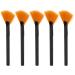 Qukaim Facial Fan Brush Fan Mask Brush Set of 5 Long Handle Facial Applicator Brushes for Mud Mask Blush Glycolic PeelSoft Makeup Tools - Buy Online on GoSupps.com