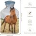 Sky Horse Hot Water Bottle with Plush Cover - Ideal Bed Warmer for Adults & Kids - 26.5x15.3cm - International Shipping Available - Buy Online on GoSupps.com