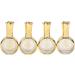 Yawdil 20ml Refillable Sample On Container Perfume Essential Gold Bottles Crystal Bottles Oil Glass Gold Electroplated Decorative Travel Empty Mini Carved Liquid Pressed Glass Bottle One Color RY0691 - Buy Online on GoSupps.com