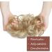 Blonde Messy Bun Scrunchie Hairpiece - Short Updo Hair Donut Extension 25g - Buy Online on GoSupps.com