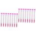 DOITOOL 16pi ces Brosse Tube Avec Diamants Outils De Maquillage Pour Femmes S paration Des Et Application De Mascara 11.7x1.1cmx2pcs rosex2pcs