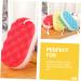 FRCOLOR 8 Pcs Bath Sponge Set - Exfoliating Loofah Ball for Adults & Kids | Ideal Household Spa Scrubber & Filter Cotton Pads - Buy Online on GoSupps.com