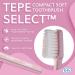Buy Tep Select Compact Soft Toothbrush & Medium Toothbrush Bundle - Soft Bristles Narrow Brush Head - International Shipping Available - Buy Online on GoSupps.com