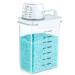 Bbborvox 1PCS Washing Powder Storage Laundry Detergent Storage Laundry Powder Storage Laundry Detergent Dispenser Laundry Storage Containers Cereal Storage Containers Rice Dispenser Cereal Container