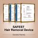 At-Home IPL Hair Removal Device | Permanent 999,900 Flashes | Painless Hair Remover for Women and Men | Ideal for Armpits, Back, Legs, Arms, Bikini Line | AOHEKANG IPL - Buy Online on GoSupps.com