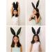 SCSpecial Bunny Ears Headband Easter Headband Rabbit Ear Hair Band for Party Cosplay Costume Accessory - Black - Buy Online on GoSupps.com
