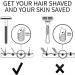 Durable Stainless Steel Safety Razors | Reusable & Replaceable Double-Sided Blade | Eco-Friendly Grooming - Buy Online on GoSupps.com