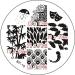 Buy BP-18 Stamping Stencil - Bamboo Umbrella Curlicues Carnival Masks & Feathers | International Shipping - Buy Online on GoSupps.com