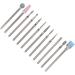 Dekaim Nail Drill Bit Set | 12pcs Tungsten Alloy Nail Polishing Drill Bits for Manicure & Pedicure - Type A - Buy Online on GoSupps.com