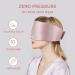 OLE-SILK 100% Natural Mulberry Silk Sleep Mask - Large Adjustable Eye Mask for Women and Men - Pink - Buy Online on GoSupps.com