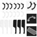 18 pcs Clips de Redressement Nez Invisibles Inserts Confortables pour Lifting et Modelage du Nez Correcteur Discret et Respirant pour Femme et Homme - Buy Online on GoSupps.com