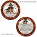 Haunted House Halloween Hot Cocoa Bomb Sticker Labels - 40 Circle Stickers by AmandaCreation - Buy Online on GoSupps.com