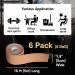 STARZON Kinesiology Tape (6 Rolls) Original Cotton Elastic Premium Athletic Tape Latex Free 2 x 5.4yd Beige Pack of 6 Beige 2 x 5.4yd - Buy Online on GoSupps.com