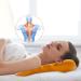 Relieflylab Trapezius Stretcher | Neck & Shoulder Tension Relief Massager | Trigger Point Therapy Device - Orange - Buy Online on GoSupps.com