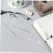 Universal Glasses Arm Replacement - Metal Pink Temple for Eyeglasses & Sunglasses - 1 Pair 13.5x0.6cm - Buy Online on GoSupps.com