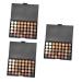 DOITOOL 3pcs 40 Eye Shadow Eyeshadow Pallet Eyeshadow Powder Eyeshadow Matt Pearlescent Makeup Palette
