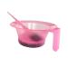Professional 4-Piece Hairdresser Set - Pink Tinting Bowl Brush & Measuring Cup | International Shipping Available - Buy Online on GoSupps.com