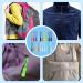 Neikafan 100 Zipper Pulls - Nylon Replacement Zippers for Backpack Clothing & Sportswear | 20 Colors Available - Buy Online on GoSupps.com