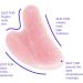 Rose Quartz Gua Sha Massage Tool for Facial & Body Spa | Jade Stone Gua-Sha Treatment for Trigger Point Acupressure Relief - Buy Online on GoSupps.com
