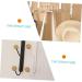 Baluue 3pcs Door Hook White Clothes Rack Purse Hangers Punch- Over The Door Hangers Wall Hanging Household - Buy Online on GoSupps.com