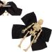 Halloween Hair Clips Women Girls Skeleton Bone Claw Hair Pins with Bow Costumes Party Hair Accessories (6109) - Buy Online on GoSupps.com