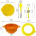 Kyraton Baby Bowls Suction Bowls for Baby with Straw and Spoons Unbreakable and Reusable Light Weight Bowl Be Used for Milk Soup Or Ice Cream Slip Resistant and Durable (Orange) 3.orange - Buy Online on GoSupps.com