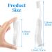 Shop Wllhyf 4-Pack Collapsible Travel Toothbrushes - Soft & Compact Ideal for Travel - Green/Blue/White/Black - Buy Online on GoSupps.com