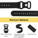 Motion Sickness Bands - Adjustable Acupressure Wristbands for Nausea Relief (1 Pair Black) - Buy Online on GoSupps.com