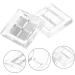 FOMIYES 2 Sets Eyeshadow Eye Shadow Lipstick Cases Empty Makeup Pallet Holiday Necessities Square - Buy Online on GoSupps.com