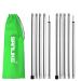 SANLIKE Tarp Poles Adjustable 75 in Camping Tent Poles for Tarp Portable Telescoping Tent Poles for Awnings Canopy Rain Fly Shelter Set of 2 78.7 Stainless Steel Tent Pole,Pack of 2