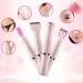 Portable Mini Razor for Women - 1 Piece 4-in-1 Facial Hair Removal Device | Pink 14x5cm - Buy Online on GoSupps.com