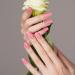DANNI & TONI 28 Gel Nail Polish Stickers - Sweet Divine Pink Semi Cured Strips for Salon-Quality Manicure - Buy Online on GoSupps.com