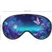 Fantasy Forest Blacklight Sleep Eye Mask - Elastic Strap for Men & Women, Ideal for Sleep, Travel, and Nap - Buy Online on GoSupps.com